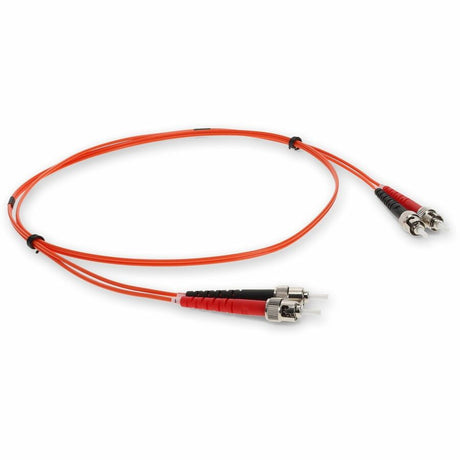 AddOn 3m ST (Male) to ST (Male) Orange OM1 Duplex Fiber OFNR (Riser-Rated) Patch Cable