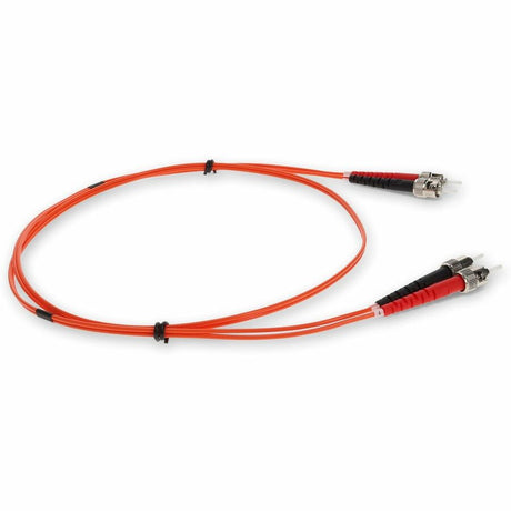 AddOn 3m ST (Male) to ST (Male) Orange OM1 Duplex Fiber OFNR (Riser-Rated) Patch Cable
