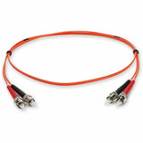 AddOn 5m ST (Male) to ST (Male) Orange OM1 Duplex Fiber OFNR (Riser-Rated) Patch Cable