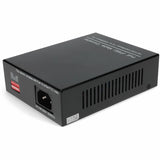 AddOn 10/100/1000Base-TX(RJ-45) to 1000Base-BXD(ST) BiDi SMF 1550nm/1310nm 20km POE Media Converter