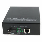 AddOn 10/100/1000Base-TX(RJ-45) to 1000Base-BXD(ST) BiDi SMF 1550nm/1310nm 20km POE Media Converter
