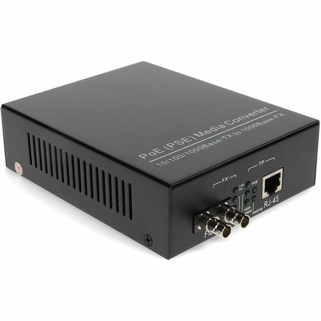 AddOn 10/100/1000Base-TX(RJ-45) to 1000Base-SX(ST) MMF 850nm 550m POE Media Converter