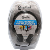 Connectland Stereo PC Headset With Flexible Boom Microphone