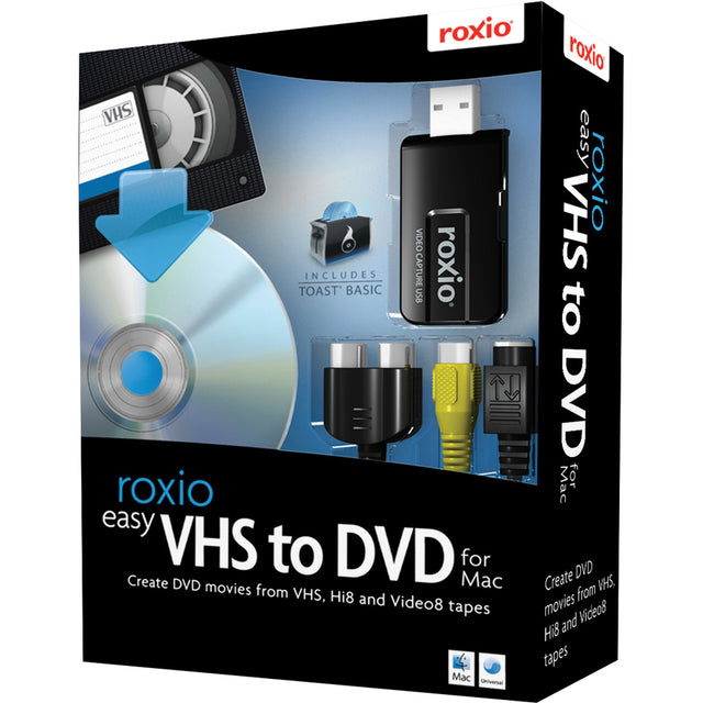 Roxio Easy VHS to DVD with Video Capture USB Device - Box Pack - 1 User