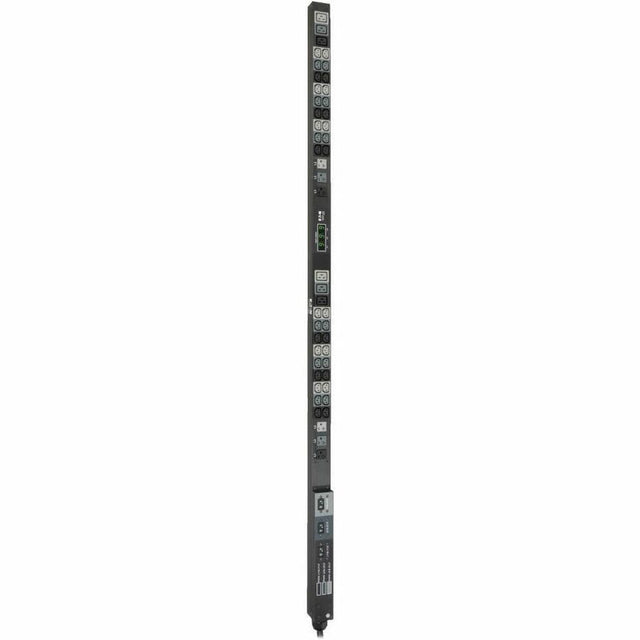 Eaton Tripp Lite Series 8.6kW 3-Phase Local Metered PDU, 208/120V Outlets (36 C13, 6 C19, 6 5-15/20R), 208V L21-30P, 6 ft. (1.83 m) Cord, 0U Vertical, TAA
