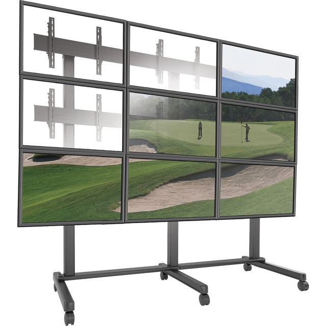 Chief FUSION 3 x 3 Micro-Adjustable Large Freestanding Video Wall