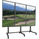 Chief FUSION 3 x 3 Micro-Adjustable Large Freestanding Video Wall