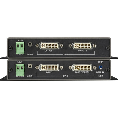 Black Box DVI-D and Stereo Audio Fiber Extender Kit, Multimode