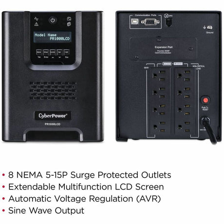 CyberPower PR1000LCD Smart App Sinewave UPS Systems