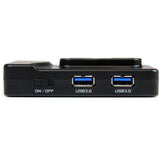 StarTech.com 6 Port USB 3.0 / USB 2.0 Combo Hub with 2A Charging Port &acirc;&euro;" 2x USB 3.0 & 4x USB 2.0