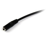 StarTech.com 1m 3.5mm 4 Position TRRS Headset Extension Cable - M/F
