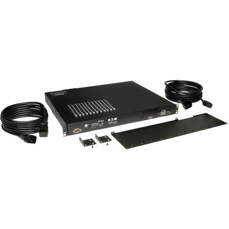 Eaton Tripp Lite Series 3.8kW Single-Phase Local Metered Automatic Transfer Switch PDU, Two 200-240V C20 Inlets, 8 C13 & 2 C19 Outputs, 1U, TAA