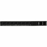 Eaton Tripp Lite Series 3.8kW Single-Phase Local Metered Automatic Transfer Switch PDU, Two 200-240V C20 Inlets, 8 C13 & 2 C19 Outputs, 1U, TAA