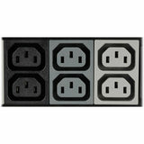 Eaton Tripp Lite Series 12.6kW 3-Phase Local Metered PDU, 208V Outlets (36 C13 & 9 C19) Hubbell 50A CS8365C, 6 ft. (1.83 m) Cord, 0U Vertical, TAA
