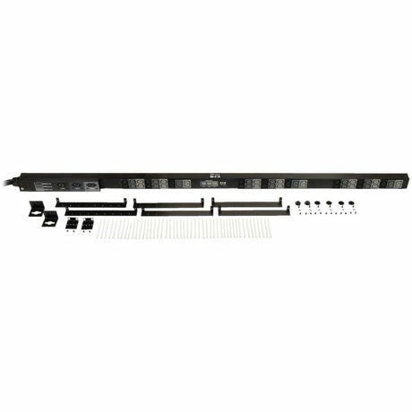 Eaton Tripp Lite Series 12.6kW 3-Phase Local Metered PDU, 208V Outlets (36 C13 & 9 C19) Hubbell 50A CS8365C, 6 ft. (1.83 m) Cord, 0U Vertical, TAA