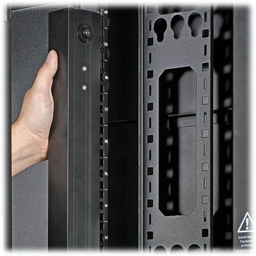 Eaton Tripp Lite Series 14.4kW 3-Phase Local Metered PDU, 208V Outlets (36 C13, 6 C19, 3 L6-30R) Hubbell 50A CS8365C, 6 ft. (1.83 m) Cord, 0U Vertical, TAA