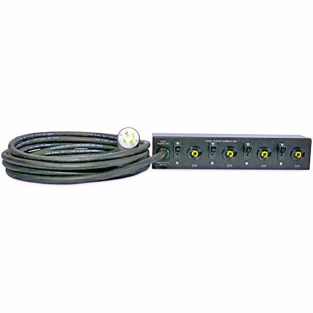 Rack PDU Extender, Basic, 2U, 30A, 100/120/200/208V, (4)L5-20