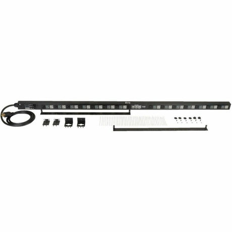 Eaton Tripp Lite Series 5.7kW 3-Phase Local Metered PDU, 120V Outlets (42 5-15/20R), 208V L21-20P input, 6 ft. (1.83 m) Cord, 0U Vertical, TAA