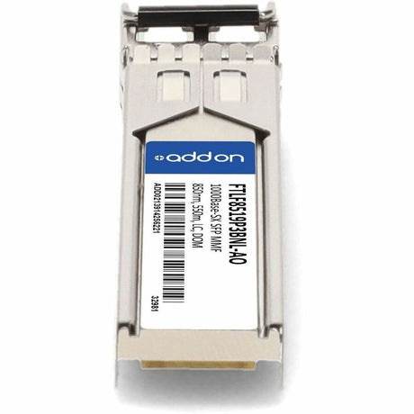 AddOn Finisar FTLF8519P3BNL Compatible TAA Compliant 1000Base-SX SFP Transceiver (MMF, 850nm, 550m, LC, DOM)