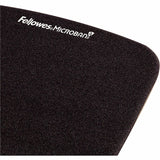 Fellowes&reg; PlushTouch&trade; Foam Mouse Pad Wrist Support with MICROBAN&reg; - Black (9252001)