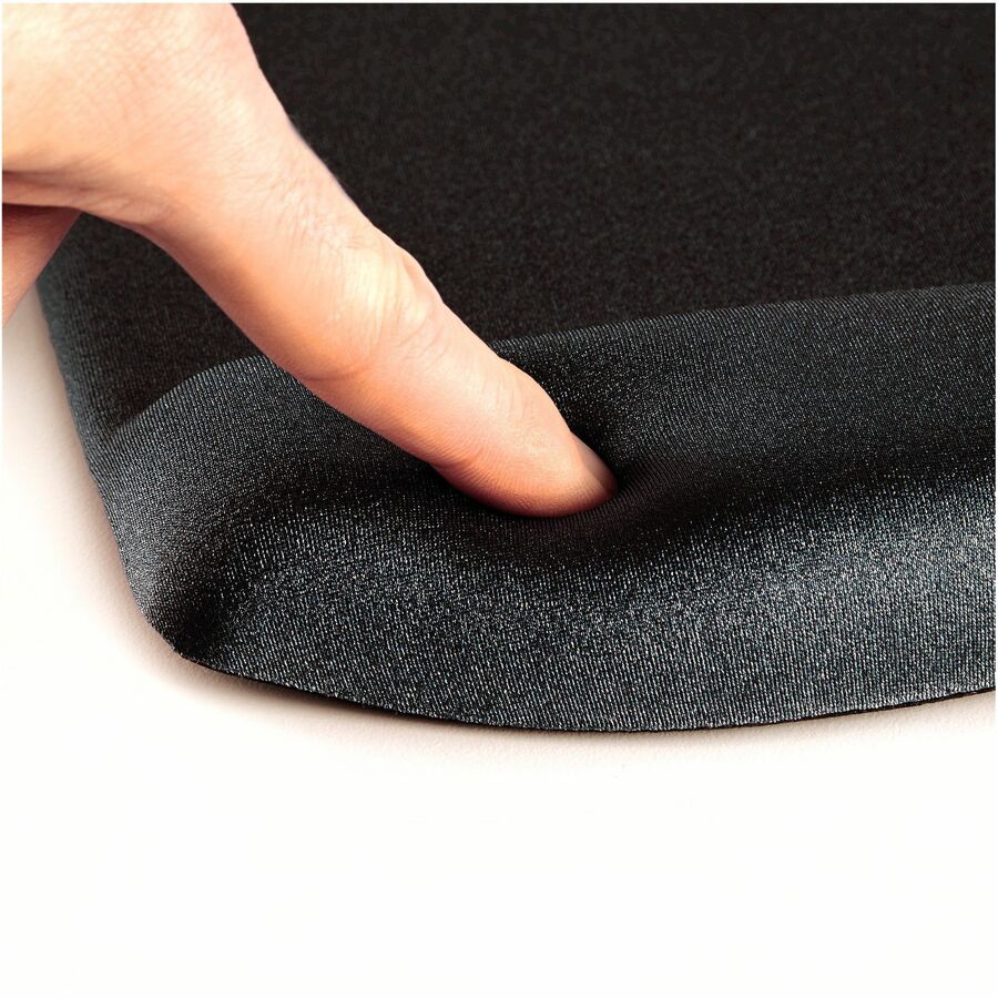 Fellowes&reg; PlushTouch&trade; Foam Mouse Pad Wrist Support with MICROBAN&reg; - Black (9252001)
