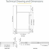 StarTech.com 1U 4-Post 19.5 to 38in Adjustable Mounting Depth Rack Mount Shelf - Heavy Duty Fixed Rack Shelf - 330 lb / 150kg - 27.5in Deep