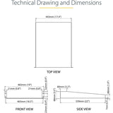 StarTech.com 2U Server Rack Cabinet Shelf - Fixed 22" Deep Cantilever Rackmount Tray for 19" Data/AV/Network Enclosure w/cage nuts, screws