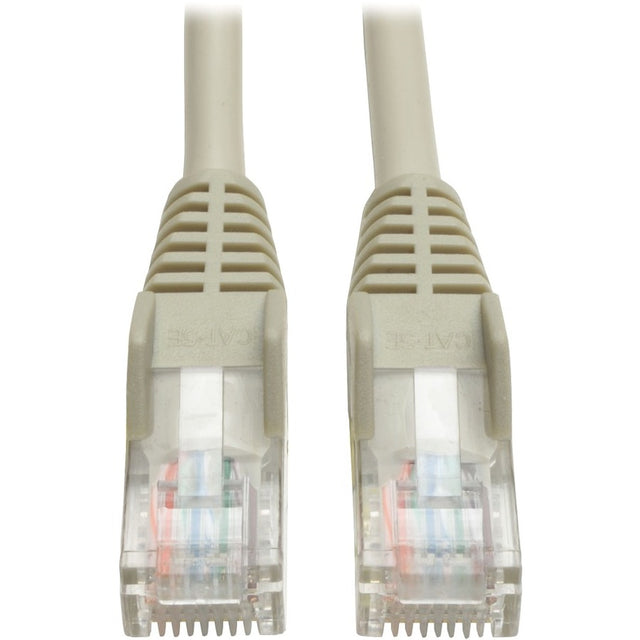 Eaton Tripp Lite Series Cat5e 350 MHz Snagless Molded (UTP) Ethernet Cable (RJ45 M/M), PoE - Gray, 30 ft. (9.14 m)