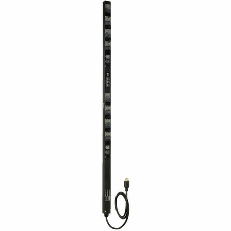 Eaton Tripp Lite Series 5.7kW 3-Phase Local Metered PDU, 208/120V Outlets (36 C13, 6 C19, 6 5-15/20R), L21-20P, 6 ft. (1.83 m) Cord, 0U Vertical, TAA