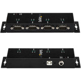 StarTech.com USB to Serial Adapter Hub? 4 Port? Industrial? Wall Mount? Din Rail? COM Port Retention a&acirc;?" FTDI USB Serial