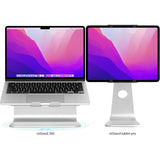 Rain Design mStand360 Laptop Stand w/ Swivel Base - Silver