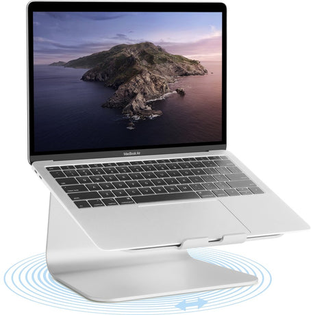 Rain Design mStand360 Laptop Stand w/ Swivel Base - Silver