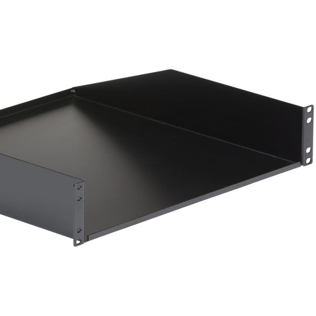 StarTech.com 2U Server Rack Cabinet Shelf - Fixed 18" Deep Cantilever Rackmount Tray for 19" Data/AV/Network Enclosure - Weight Cap. 125lbs/56kg