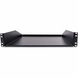 StarTech.com 2U Server Rack Cabinet Shelf - Fixed 18" Deep Cantilever Rackmount Tray for 19" Data/AV/Network Enclosure - Weight Cap. 125lbs/56kg