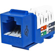 Weltron CAT6 110 Keystone Punchdown Jack - Blue