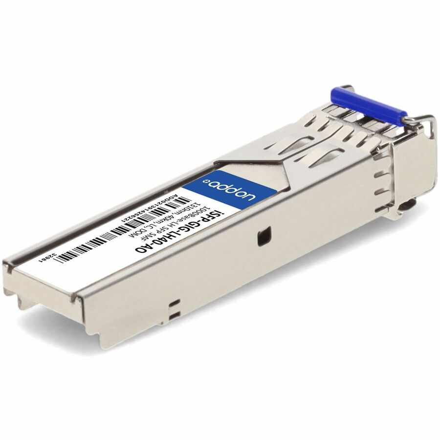AddOn Alcatel-Lucent Nokia iSFP-GIG-LH40 Compatible TAA Compliant 1000Base-LH SFP Transceiver (SMF, 1310nm, 40km, LC, DOM)