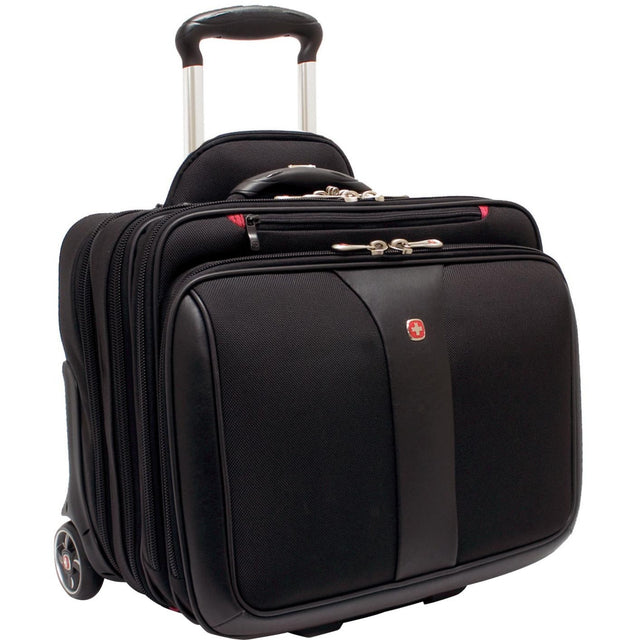 Wenger PATRIOT Travel/Luggage Case (Suitcase) for 16" to 17" Notebook - Black