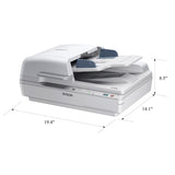 Epson WorkForce DS-6500 Flatbed Scanner - 1200 dpi Optical - White