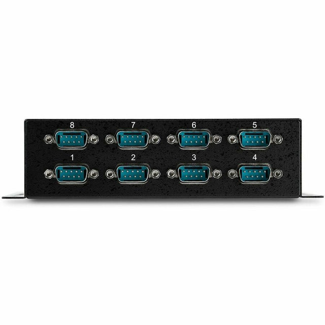 StarTech.com USB to Serial Adapter Hub? 8 Port? Industrial? Wall Mount? Din Rail? COM Port Retention? FTDI USB to RS232