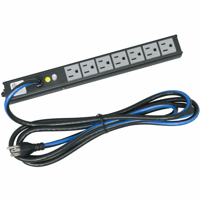 Middle Atlantic Slim Power Strip - High Density Power Strip - 7 Outlet, 15A