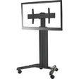Chief Fusion Adjustable Mobile Display Cart - For Displays 42-86" - Black
