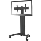Chief Fusion Adjustable Mobile Display Cart - For Displays 42-86" - Black