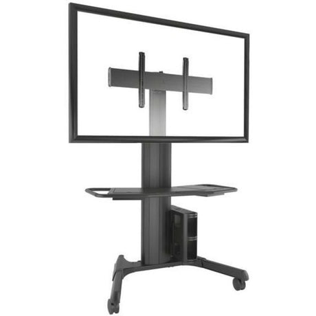 Chief Fusion Adjustable Mobile Display Cart - For Displays 42-86" - Black