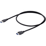 StarTech.com 1m Black SuperSpeed USB 3.0 (5Gbps) Extension Cable A to A - M/F