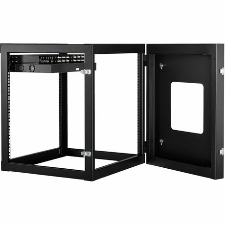 StarTech.com 4-Post 12U Hinged Wall-Mount Network Rack, 19" Open Frame Server Rack, Wall Mount Data Rack for IT Computer Equipment, TAA~