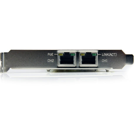 StarTech.com Dual Port PCI Express Gigabit Ethernet PCIe Network Card Adapter - PoE/PSE