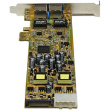 StarTech.com Dual Port PCI Express Gigabit Ethernet PCIe Network Card Adapter - PoE/PSE
