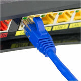 15FT CAT5E BLUE MOLDED PATCH