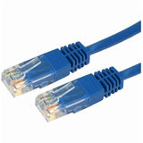 4XEM 50FT Cat6 Molded RJ45 UTP Ethernet Patch Cable (Blue)