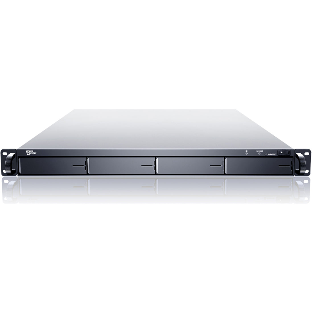 Sans Digital EliteRAID ER104UT+B - 1U 4 Bay USB 3.0 / eSATA Hardware RAID 5 Rackmount (Black)